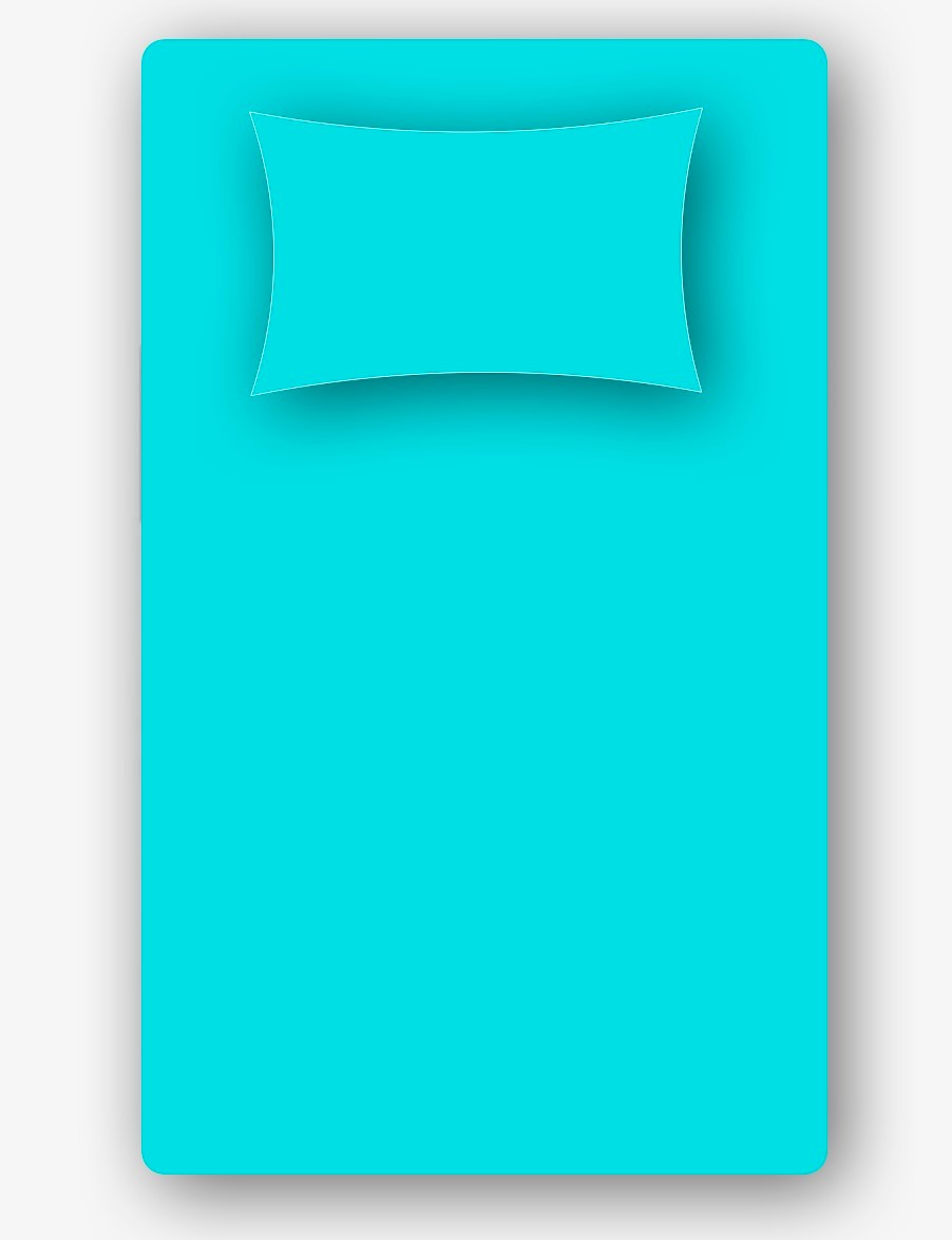 4 Pc. Jersey Knit Cot Sheet Set-Aqua
